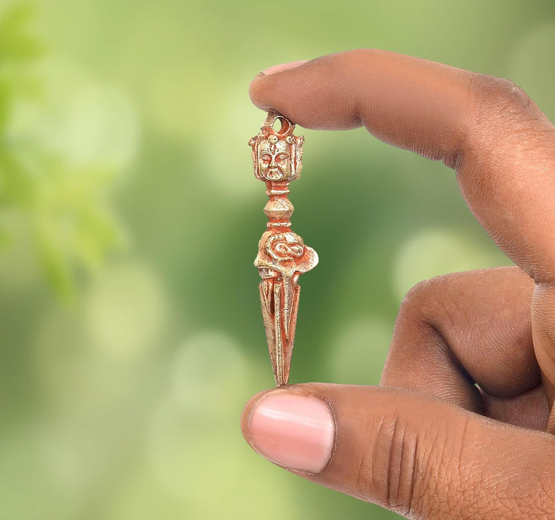 Brass Dorje Vajra Furba Phurpa (Height: 2.5 inch) (Multicolor 1)