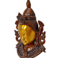 Brass Lord Shiva Wall Hanging Mask Idol for Home Office Temple Gift Showpiece (Height :11 inch