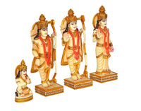 Ram Darbar Statue set, three standing figures and one small seated figure
