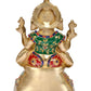 Brass Ganesh Statue Handcrafted Lord Ganesha Idol for Home Decor and Pooja Hindu God Ganapati Figurine (Height 11 Inch)