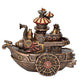 Resin Steampunk Gondola Statue for Home Decor (Height: 7 Inches)