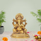 Brass Lord Ganesha Religious Statue Idol Ganesh Murti Home Decor Office Puja Mandir (Height 7.5 Inch)