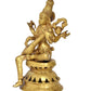 Brass Maa Saraswati Statue Handcrafted Hindu Goddess Saraswati Idol for Home Decor and Pooja Mandir Statue (Height 12 Inch)