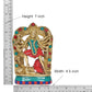 Brass Goddess Mahakali Kali MATA Idol Statues with Shivji, Home Decor Pooja Mandir (Height: 7 inch)