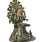 Brass Dakshinamurti Shiva Statue for Home Decor Temple Office Mandir, Height: 12 Inch