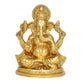 Brass Lord Ganesha Ganpati Idol Vinayak Religious Statue Brass Murti (Height 5.5 Inch)