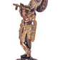 Brass Lord Krishna Idol Krishna Playing with Flutes Religious Statue Height 12 Inch