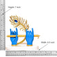 Resin Krishna Ji Hands with Flute Figurine (Height: 7 Inch)