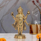 Brass Dhanvantri The Physician of God Statue for Home Office Decor Diwali Pooja Mandir,(Height 10.5 Inch)