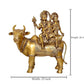 Brass Shiv Parivar Shiva Family Idol Family Sitting On Nandi Home Decor Height 26 Inch