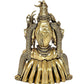 Fine Brass Goddess Rajarajeshvari Idols, Tripura Sundari Murti, Lalita Devi, Rajarajeshwari Sculpture, Raj Rajeshvari Statue,Height : 4 inch