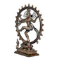 Resin Natraja Shiva Idol Figurine Natraja Decorative Showpiece Home Office Temple Gift Item Multicolour Height 10.5 Inches