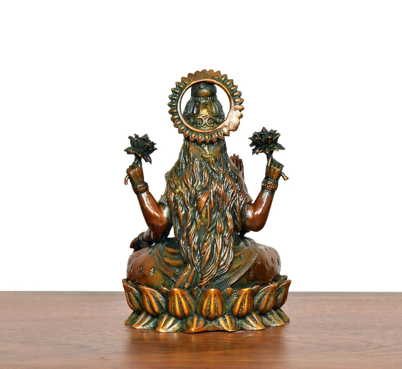 Bronze Lakshmi Idol (Height: 5 Inch)