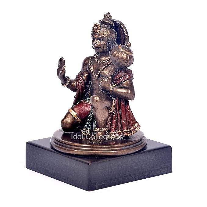 Polyresin Hanuman Ji Idol Hanuman Statue Religious Statue Height 4 Inch