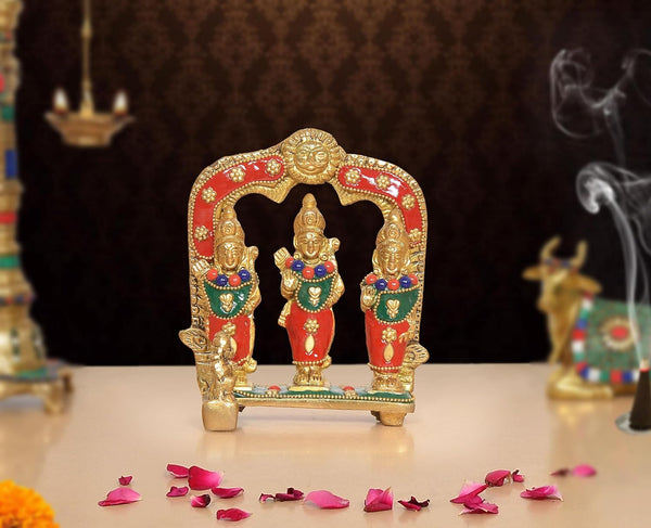 Brass Ram Darbar Idol (Height : 5 Inch)