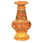 Wooden Flower Pot Vase for Showpiece Home Decor | Height : 8 inches (Large)