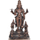 Copper Sathya Narayana Swamy Combo Avatar of Lord Vishnu for Home Decor Mandir Pooja Temple (Height 6.5 Inch)