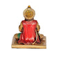 God Hanuman JI Sitting Statue Idol Sculpture Multicolor Resin Statue (Height 3.5 Inch)