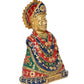 Brass Baba Khatu Shyam ji Idol Statue Showpiece for Home Decor and Pooja Decoration (Height: 11.5 Inch)