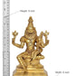 Brass Lakshmi Narasimha Statue for Home Decor Temple Office Mandir, (Height: 9 Inch)