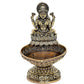 Fine Bronze Lakshmi Laxmi Diya Oil Lamp for Diwali Pooja Gift Decoration Showpiece (Height 4 Inch)