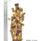 Brass Lord Krishna Idol Statue Sculpture for Home Office Temple Gift Showpiece, (Height 14 Inch)