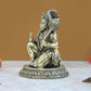 Bronze Hanuman JI Sitting Statue Idol Sculpture Statue Home Decor (Height: 4.5 Inch)