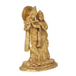 Brass Radha Krishna Idol Statue Radha Krishna for Home Decor and Pooja Mandir Office Decor (Height 8 Inch)