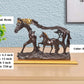 Resin Horse with Baby Horse showpiece (Height 8.5 Inch)