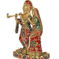 Brass Radha Krishna Murti Statue Idol Brass Statue for Home Decor and Pooja Mandir (Height 10 Inch)