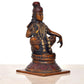 Brass Seated Lord Swami Ayyappan Ayyappa Statue Idol for Home Decor Pooja Mandir Decorative Showpiece (Height 5 Inch)