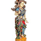 RESIN Cold Cast Marble Dust Radha Rani Radhika Idol Murti Statue for mandir, 15 inch