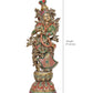 Brass Radha - Big Size - Brass Radha Murti Idol Statue Sculpture for Home Office Pooja Mandir Decor (Height 29 inch)