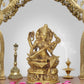 Brass Maa Saraswati Statue Handcrafted Hindu Goddess Saraswati Idol for Home Decor and Pooja (Height 8 Inch)