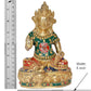 Brass Kubera God of Wealth Kuvera Kuber Kuberan Protector of The World Antique Statue Murti Statue (Height: 7.5 Inch)