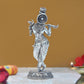 Bronze Lord Krishna Idol Figurine Sculpture Playing Flute Statue, for Home Decor Mandir Pooja Decorative Showpiece, (Height 6.5 Inch)