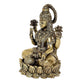 Fine Brass Lakshmi Laxmi Statue Idol Murti for Home Temple Office Mandir, (Height: 5 Inch)