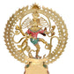 Brass Natraj Lord Shiva Dancing Natraj Brassl Idol Statues Multicolor (Height: 24 inch)