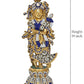 Brass Radha Rani Idol Figurine Statue Radha Murti,Height 19 Inch