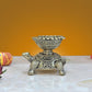 Bronze Tortoise with Oil Lamp Diya Statue Pooja Mandir Home Decor Decorative & Gift Item (Height: 2.5 Inch)