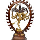 Brass Natraj Lord Shiva Dancing Natraj Brass Idol Statues for Home Decor and Ofice (Height: 25 inch)