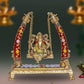 Brass Ganesha Playing On Swing Ganesha Jhula Decorative Showpiece Multicolour (Height 10 Inch)