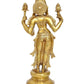 Brass Standing Lakshmi Goddess Laxmi for Home Pooja Home and Office Decor (Height: 17 Inch)