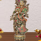 Brass Radha - Big Size - Brass Radha Murti Idol Statue Sculpture for Home Office Pooja Mandir Decor (Height 29 inch)