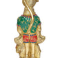 Brass Hanuman Statue Idol for Home Decor Office Mandir Pooja with Inlay Work (Height : 12 Inch)