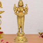 Brass Deep Lakshmi with Oil Lamp Deepam for Decorative Puja Home Temple lamp Diwali Gifts Home (Height: 8 inch)