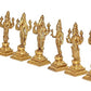 Dasavatharam of Lord Vishnu Statues Ten Incarnations Avatars Idol Murti for Mandir Puja Temple,(Hight: 9.5 Inches)