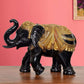 Bronze Elephant Figurine Best gifts (Black and Golden) Type 1