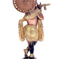 Brass Lord Krishna Idol Krishna Playing with Flutes Religious Statue Height 12 Inch