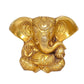 Brass Lord Ganesha Idol Ganesh Statue Decorative Sculpture for Home Decor Office Mandir Pooja Showpiece (Height 5 Inch)